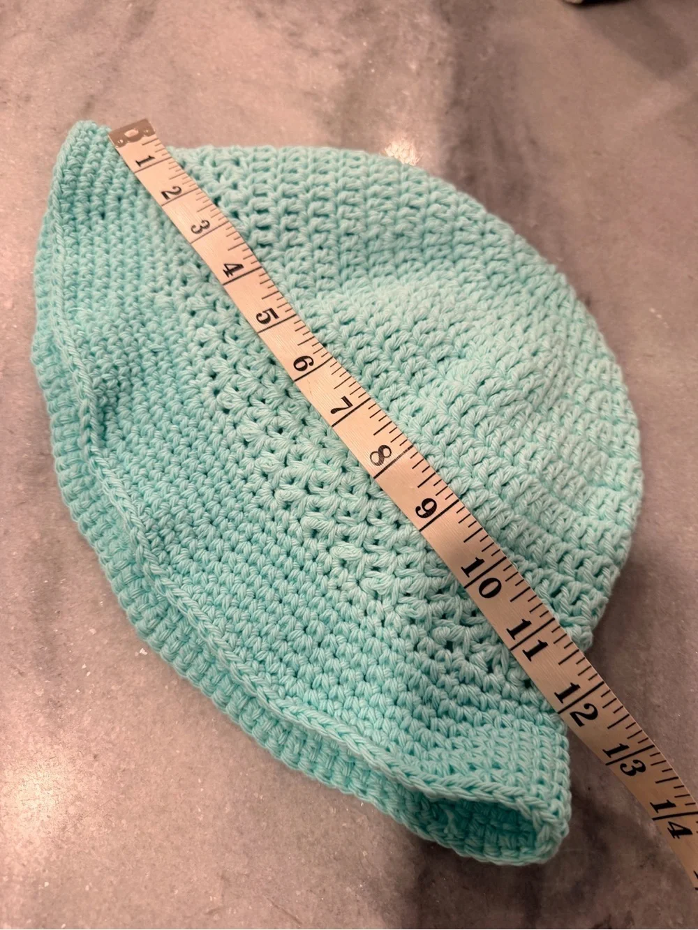 Handmade Crochet Bucket Hat 100% Cotton Lightweight Packable Festival Boho Beach